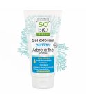 Organic purifying scrub gel for imperfection- & acne-prone skin - Tea tree (150 ml)