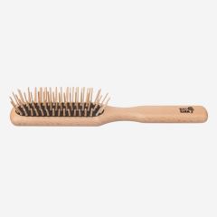 Long beech wood brush with straight tacks