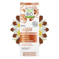 Luonnonmukainen ryppyjä ehkäisevä ja tasoittava seerumi - Argan & Lupiini (30ml)