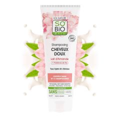 Bio shampoo Mantelimaito&Riisiproteiinit - Kaikille hiuksille (250ml)