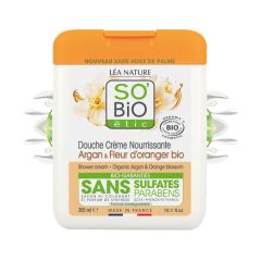 Bio Shower Cream Argan & Orange Blossom - nourishing (300ml)